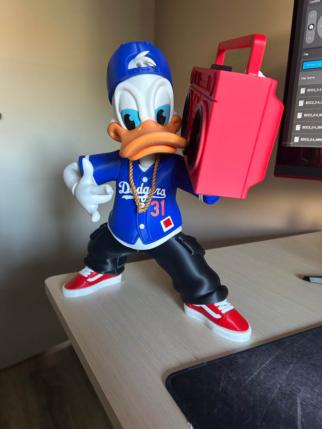 Donald Duck urban Figurine 33 cm Impression en 3D