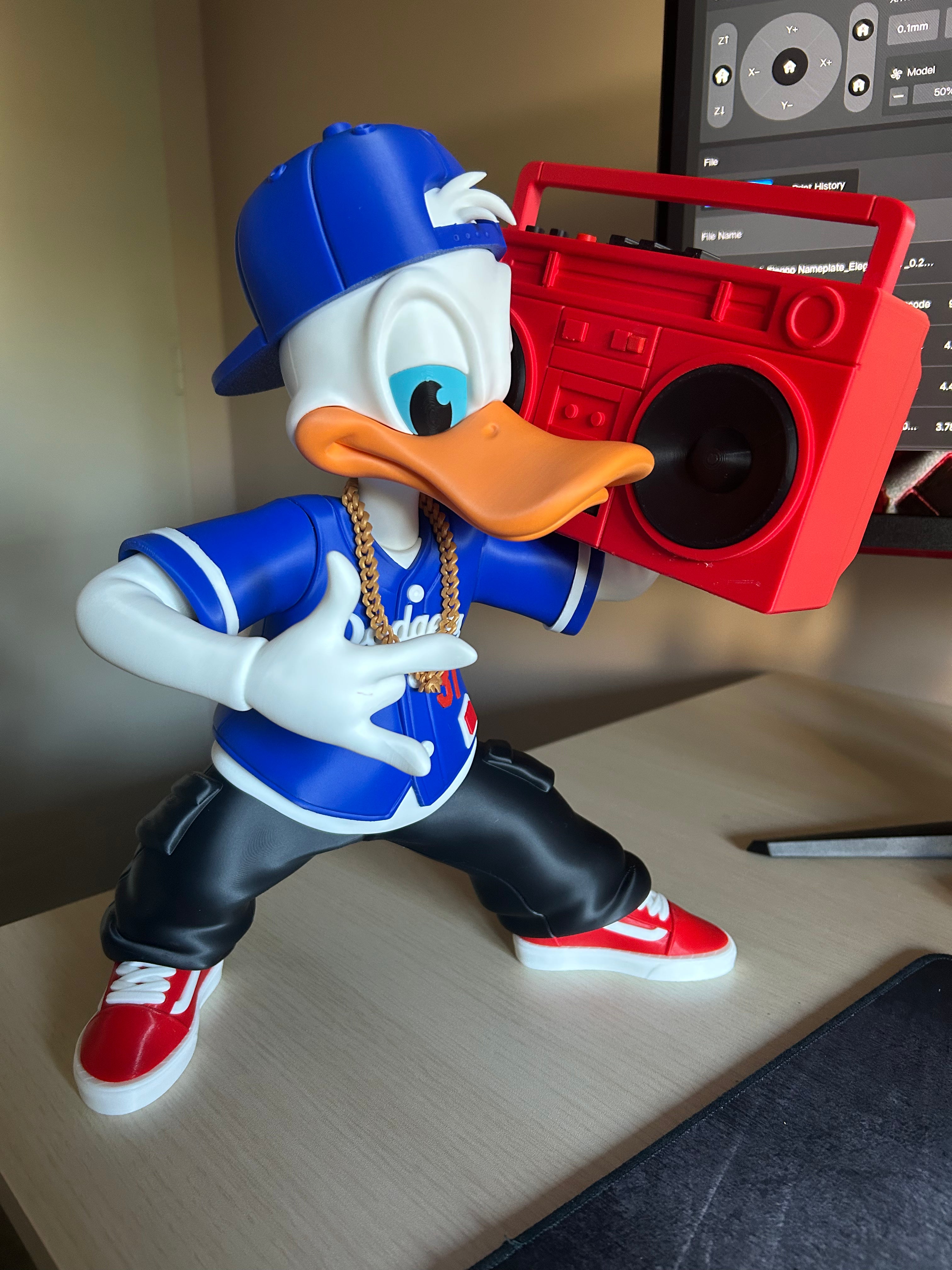Donald Duck urban Figurine 33 cm Impression en 3D