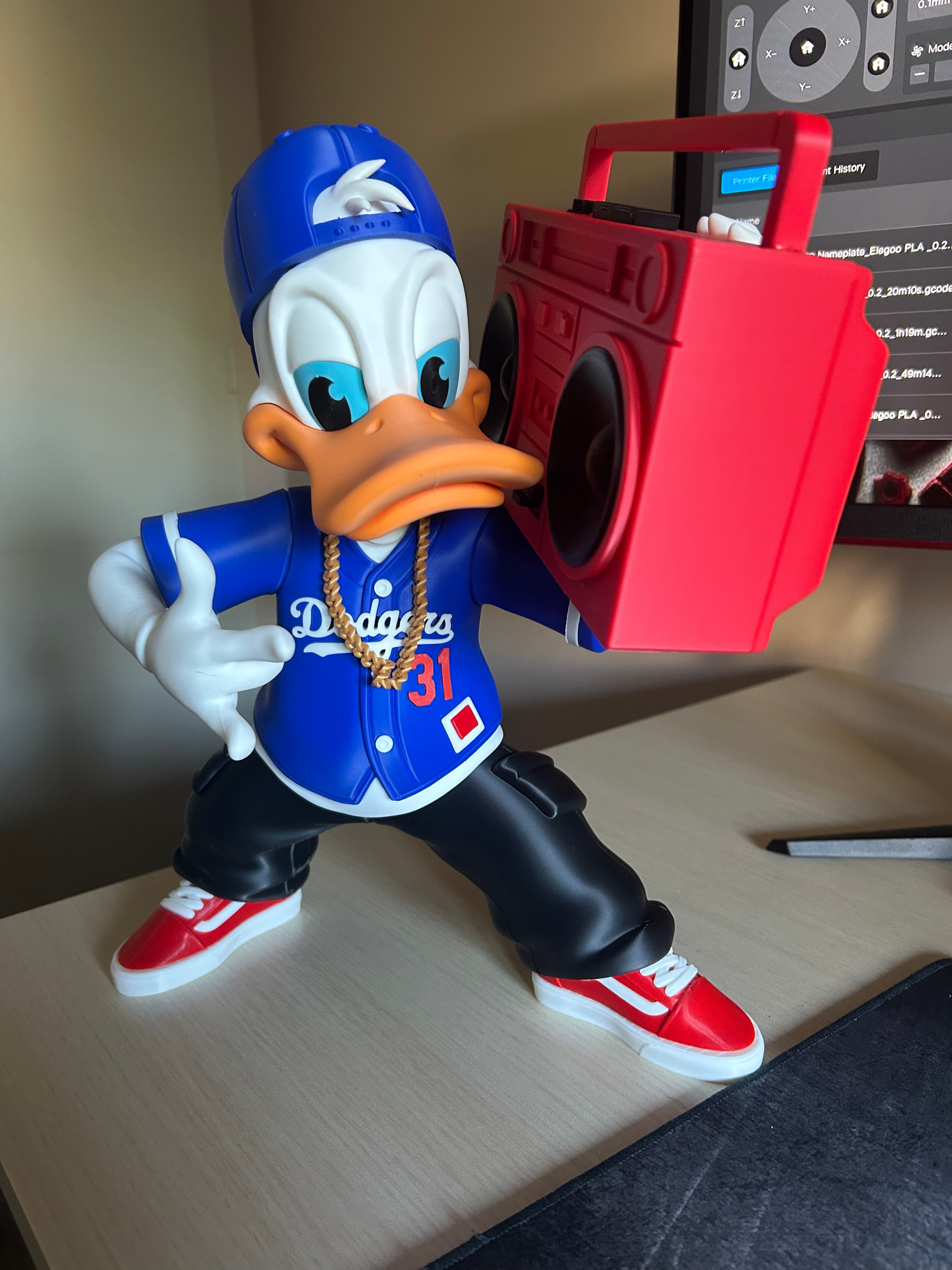 Donald Duck urban Figurine 33 cm Impression en 3D
